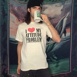 I love my attitude problem vintage shirt